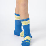 Active Crew Seamless Feel Socks (Kids) - Marine Blue