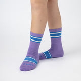 Active Crew Seamless Feel Socks (Kids) - Ultraviolet