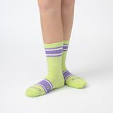 Active Crew Seamless Feel Socks (Kids) - Sunny Lime