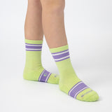 Active Crew Seamless Feel Socks (Kids) - Sunny Lime