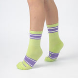 Active Crew Seamless Feel Socks (Kids) - Sunny Lime