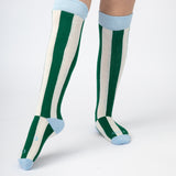 Everyday Knee-High Seamless Feel Socks (Kids) - Forest Stripe