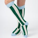 Everyday Knee-High Seamless Feel Socks (Kids) - Forest Stripe