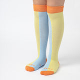 Everyday Knee-High Seamless Feel Socks 4 Pack (Kids) - Sunrise Colourblock Multi