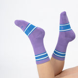 Active Crew Seamless Feel Socks (Kids) - Ultraviolet