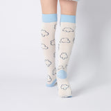 Everyday Knee-High Seamless Feel Socks (Kids) - White Cloud