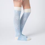 Everyday Knee-High Seamless Feel Socks (Kids) - Snowflake