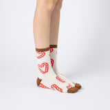 Everyday Crew Seamless Feel Sock (Adults) - Candy Cane