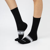 Active Crew Seamless Feel Sock (Adults) - Black