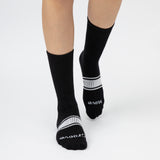 Active Crew Seamless Feel Sock (Adults) - Black