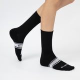 Active Crew Seamless Feel Sock (Adults) - Black