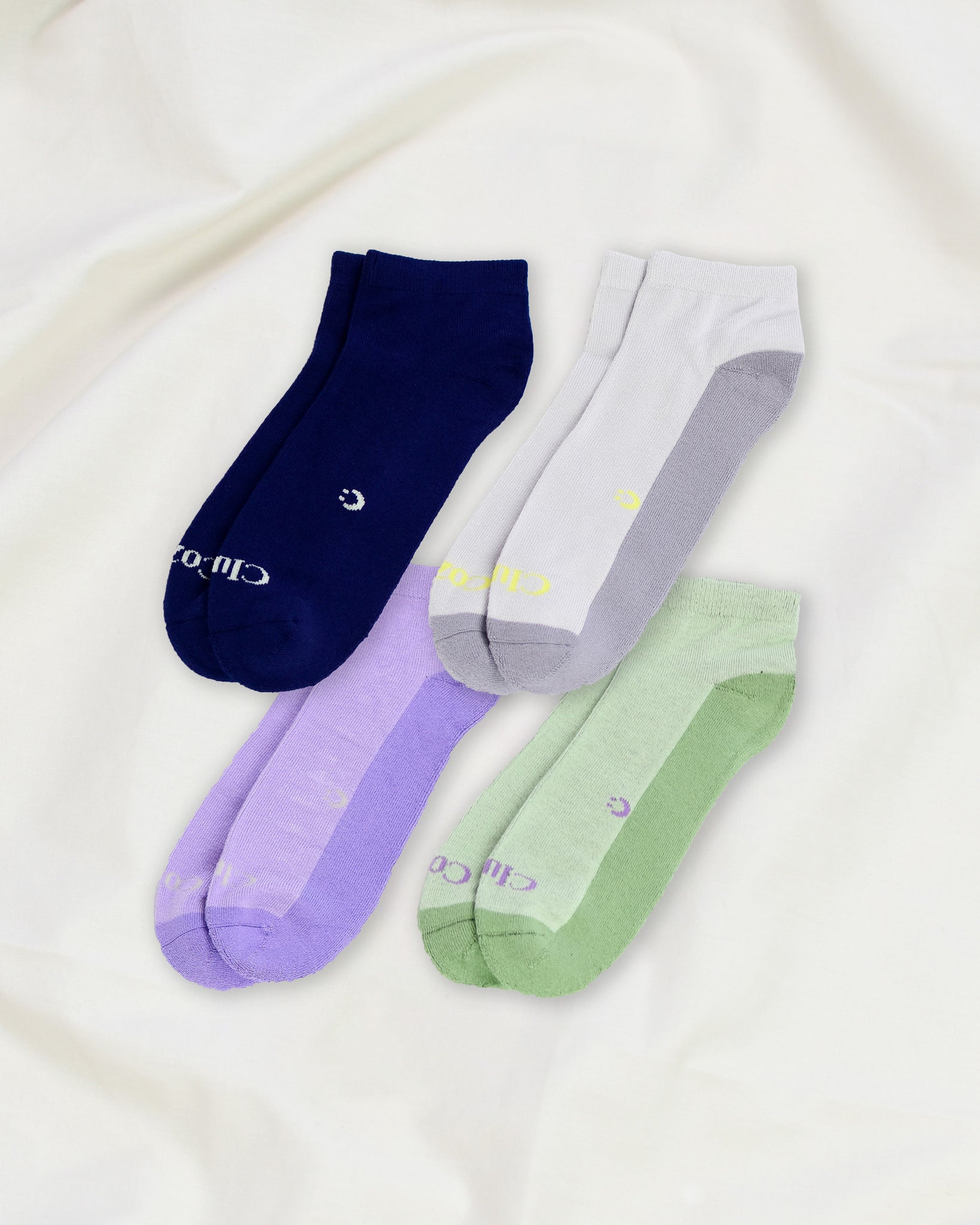 Everyday Ankle Seamless Feel Sock 4 Pack (Adults) - Multi