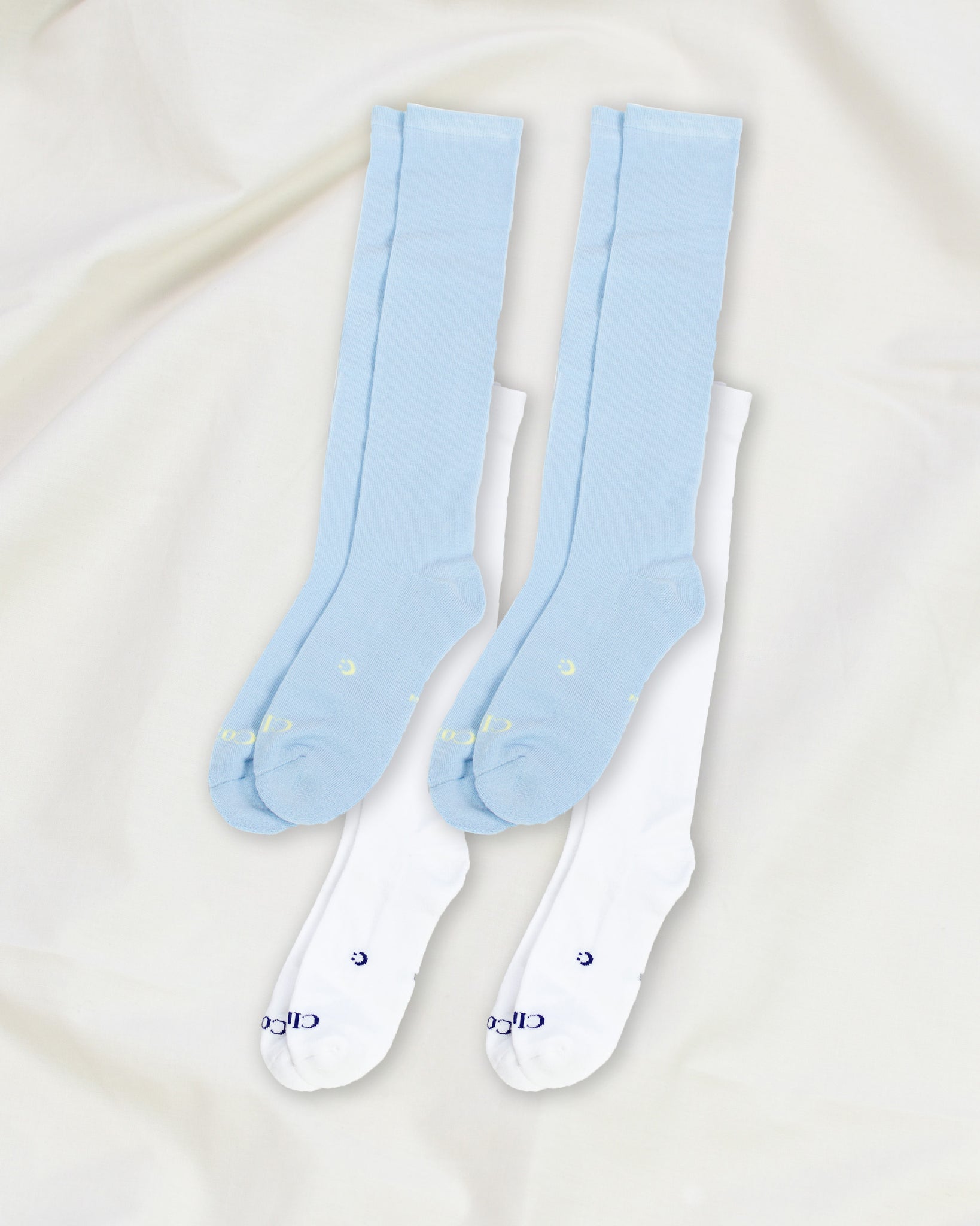 Everyday Knee-High Seamless Feel Sock 4 Pack (Adults) - Icicle