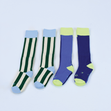 Everyday Knee-High Seamless Feel Socks 4 Pack (Kids) -  Forest Stripe Multi