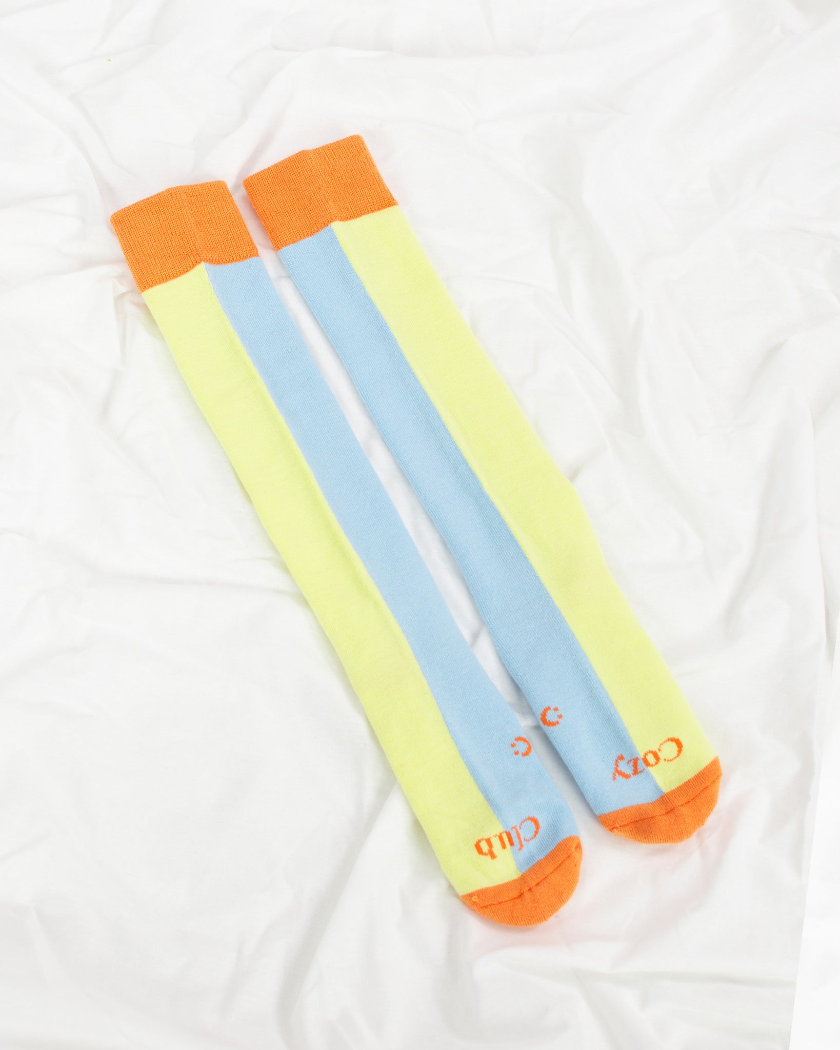 Everyday Knee-High Seamless Feel Socks 4 Pack (Kids) - Sunrise Colourblock Multi