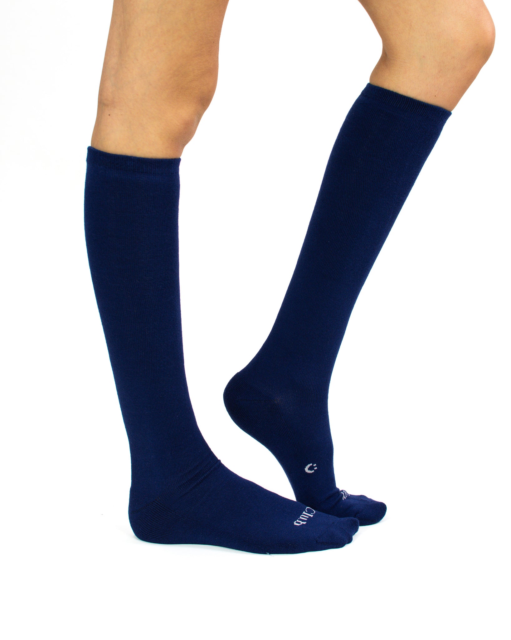 Everyday Knee-High Seamless Feel Sock 4 Pack (Adults) - Midnight Blue