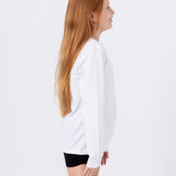 RepelTek Classic Long Sleeve T-Shirt (Kids) - White