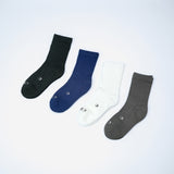 Everyday Crew Seamless Feel Socks 4 Pack (Kids) - The Classics