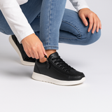 Comfort Plush (Women) - Black Leather