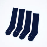 Everyday Knee-High Seamless Feel Socks 4 Pack (Kids) - Midnight Blue