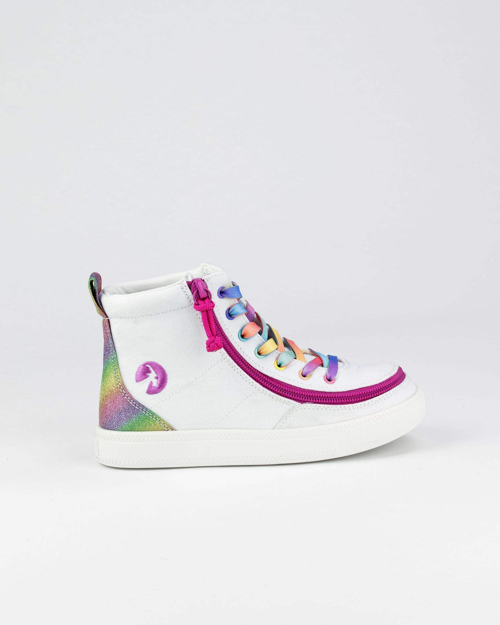 Classic High Top (Toddler) - White Rainbow