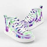 CS High Top (Kids) - Purple Watercolour