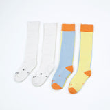 Everyday Knee-High Seamless Feel Socks 4 Pack (Kids) - Sunrise Colourblock Multi