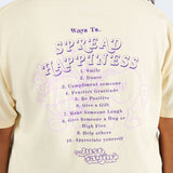 Ways To Spread Happiness Tee - Purple