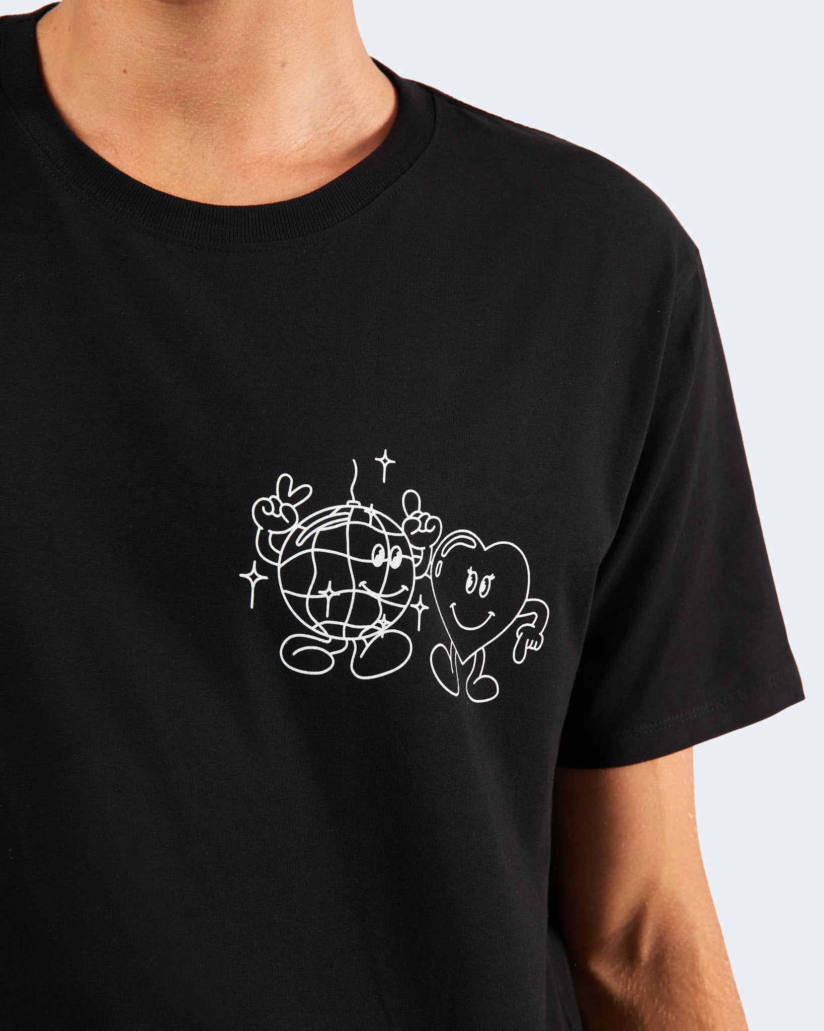 Ways To Spread Happiness Tee - Black & White