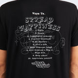 Ways To Spread Happiness Tee - Black & White