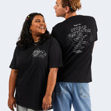 Ways To Spread Happiness Tee - Black & White
