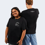 Spread Happiness Graphic Tee - Black & White