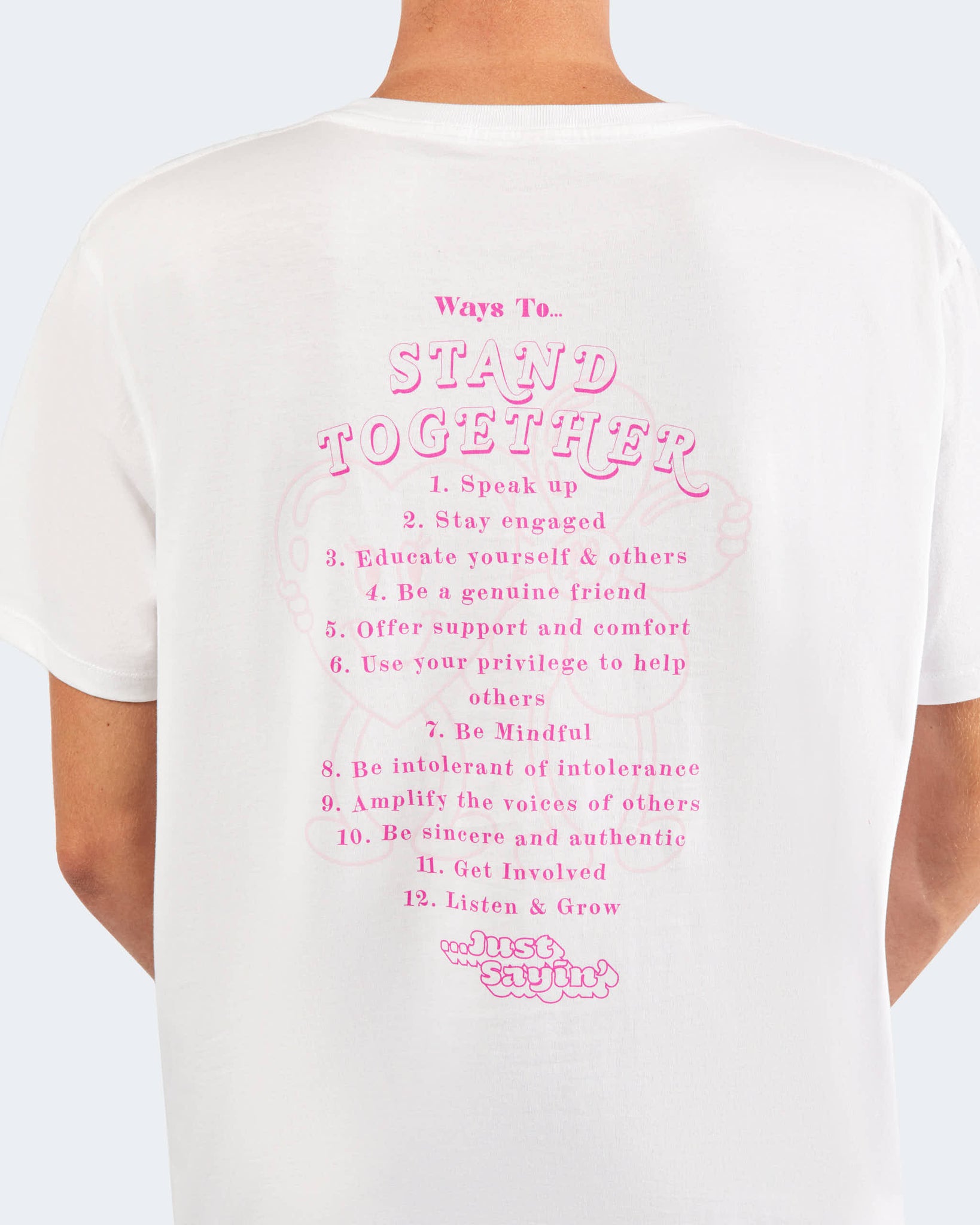 Ways to Stand Together Tee - Pink