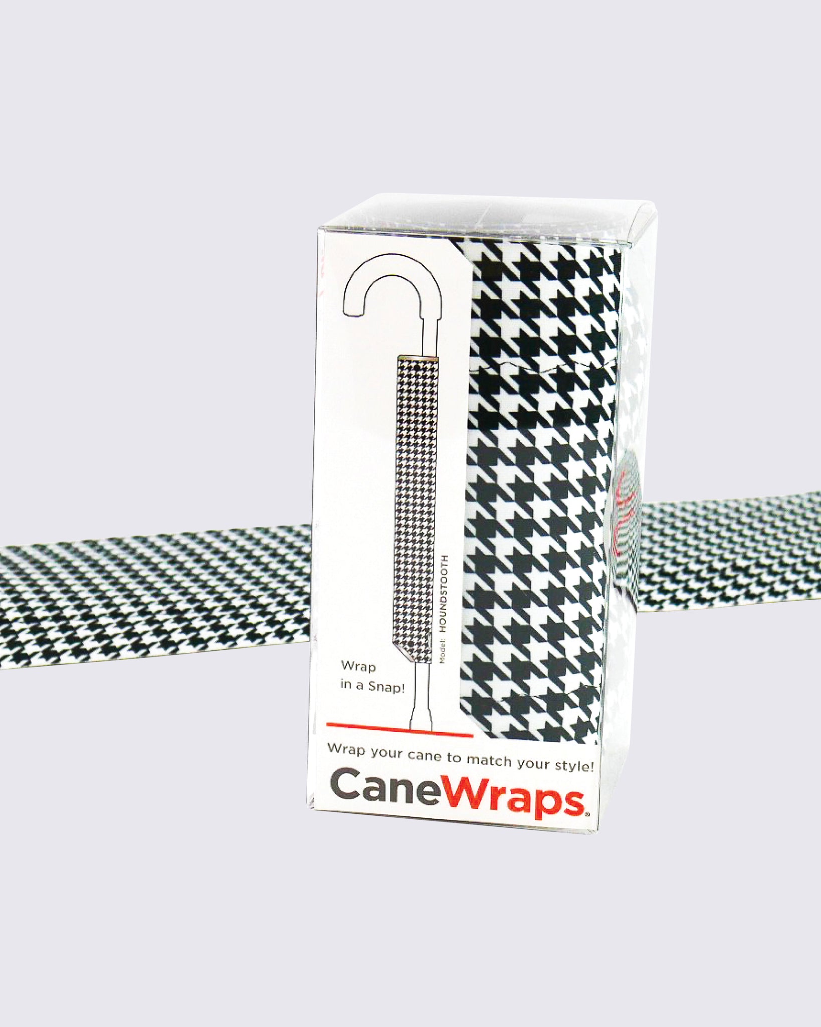 Cane Wrap - Houndstooth