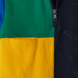 Boba Polo (Boys) - Navy/Green/Yellow
