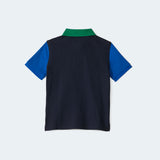 Boba Polo (Boys) - Navy/Green/Yellow