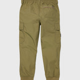 Drake Woven Cargo Jogger (Boys) - Wild Olive