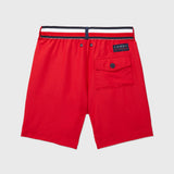 Drawstring Archive Swim Trunks (Kids) - Primary Red