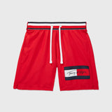 Drawstring Archive Swim Trunks (Kids) - Primary Red