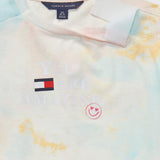 Tie Dye Tee Knit Dress (Girls) - Milky Way