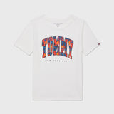 Tropical Varsity Tee (Kids) - Fresh White