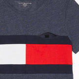 Charlie Colour Block Tee (Womens) - Navy