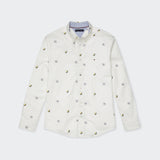 Guthrie Shirt (Mens) - White Print