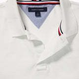 Block Stripe Polo (Mens) - Blue/ White/Red