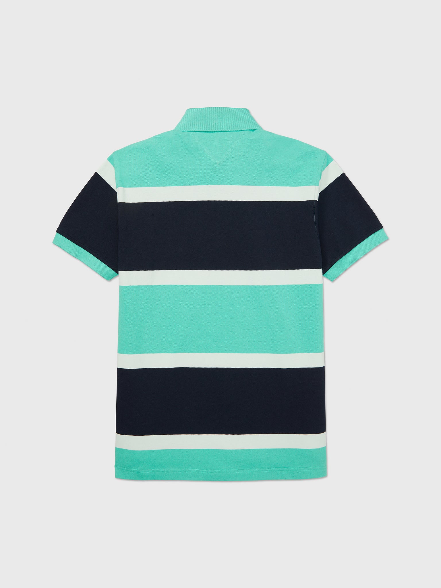 Rugby Stripe Polo (Mens) - Tidal Wave