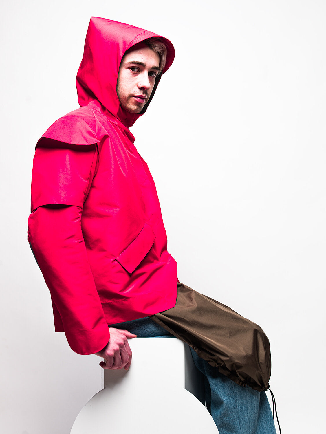 The Puffins Raincoat/Windbreaker - Red