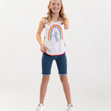 Rainbow Jean Shorts