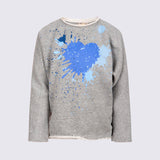 Slouchy Sweatshirt - Grey Heather