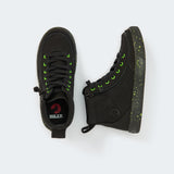 Classic High Top (Kids) - Black/Green Speckle
