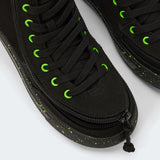 Classic High Top (Kids) - Black/Green Speckle